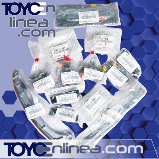 KIT CADENA TIEMPO MOTOR 1GRFE 1ERA GENERACION 14 PIEZAS 13506-1GRFE